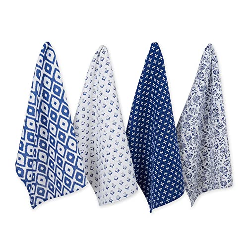 DII Tunesien Blue Market Tisch- und Küchenkollektion, Geschirrtuch-Set, 45,7 x 71,1 cm, Blauer Markt, 4 Stück DII Tunesien Blue Market Tisch- und Küchenkollektion, Geschirrtuch-Set, 45,7 x 71,1 cm, Blauer Markt, 4 Stück von DII