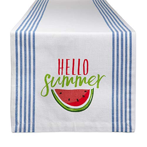 DII Watermelon Collection Küchen-Tischläufer, 35,6 x 183 cm, Hello Summer von DII