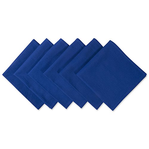DII Solides Servietten-Set Kollektion:, Baumwolle, Nautical Blue, 20x20, 6 von DII