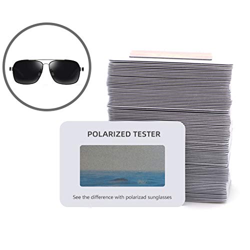 DIIOOMIEEU Große polarisierte Testkarten-Check-Brille, polarisiertes Papier, polarisierte Brillen von DIIOOMIEEU