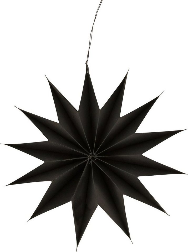 DIJK Weihnachtsfigur Dijk Aufhänger Stern schwarz Ø 30,5 x 8 cm von DIJK