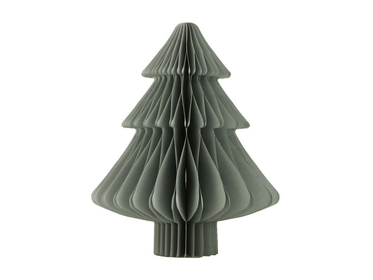 DIJK Weihnachtsfigur Dijk Baum aus Papier grau Ø 14 x 18 cm von DIJK