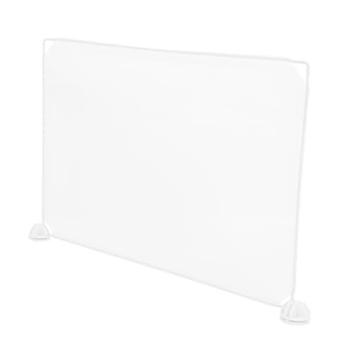 DIKACA 1 Satz Speise -Partitionsbrett Desktop-Trennwand Desktop-Privatsphäre-Teiler Schreibtisch Kluft schützender Spuckschutz Niesschutz-Panel-Desktop Schreibtischteiler pp Transparent von DIKACA