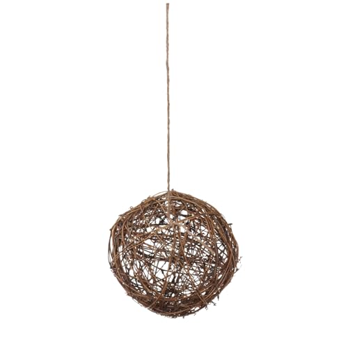 DIKACA 1 Stück Hängendes Vogelhaus aus Rattan für Außenbereich Vogelnest Material DIY Futterspender für Ansprechende Dekoration für DIKACA 1 Stück Hängendes Vogelhaus aus Rattan für Außenbereich Vogelnest Material DIY Futterspender für Ansprechende Dekoration für von DIKACA