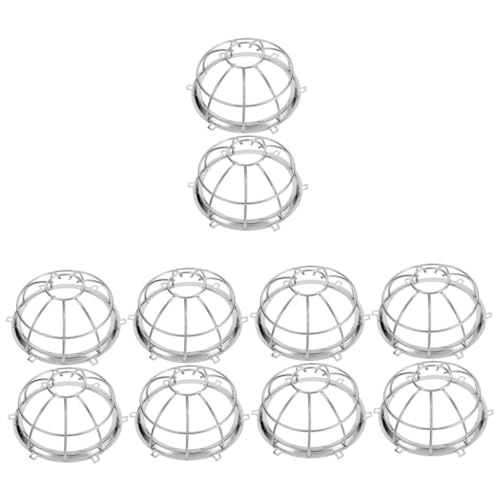 DIKACA 10 Stck. Feuerlöschsprinkler Schutzabdeckung aus Robustem Eisen Einfache Montage ohne Demontage Dekorativer Sprinkler-Schutzabdeckung mit Ungehinderter Sensorfunktion Feuerfest und von DIKACA