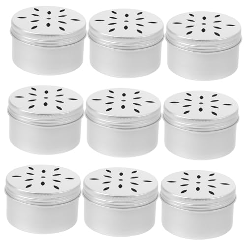 DIKACA 10 Stück Hundegeruch Trainingsdosen Aluminium Duftbox mit Belüftungslöchern Robustes Geruchstraining Zubehör für Suchhunde und Arbeitshunde für Nasen Agility Training DIKACA 10 Stück Hundegeruch Trainingsdosen Aluminium Duftbox mit Belüftungslöchern Robustes Geruchstraining Zubehör für Suchhunde und Arbeitshunde für Nasen Agility Training von DIKACA