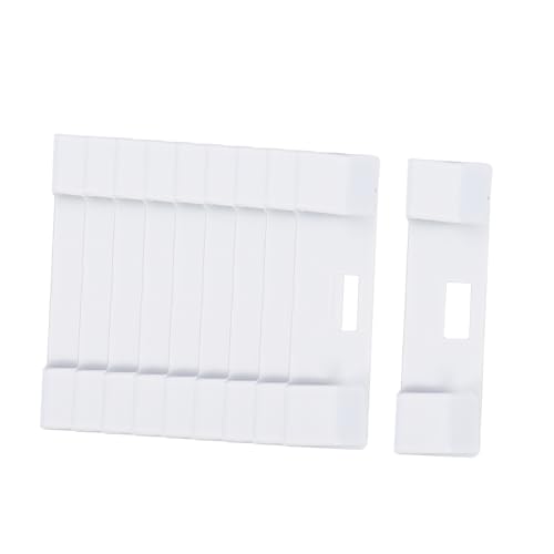 DIKACA 10 Stück Teiliges Metall Set für Vertikale Jalousien Reparaturclips Einfache Montage ohne Werkzeug Robuste Weiße Vane Savers Kompatibel mit Meisten und Metall Lamellenfenstern DIKACA 10 Stück Teiliges Metall Set für Vertikale Jalousien Reparaturclips Einfache Montage ohne Werkzeug Robuste Weiße Vane Savers Kompatibel mit Meisten und Metall Lamellenfenstern von DIKACA