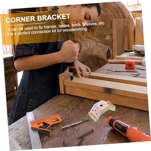 DIKACA 10 Stück Teiliges Möbel eckverbinder Robustem Eisen Rostfrei Stabile Einfache Montage Vielseitig für Rahmen Tische Betten Praktischer Fixierwinkel für Holzverbindungen DIKACA 10 Stück Teiliges Möbel eckverbinder Robustem Eisen Rostfrei Stabile Einfache Montage Vielseitig für Rahmen Tische Betten Praktischer Fixierwinkel für Holzverbindungen von DIKACA