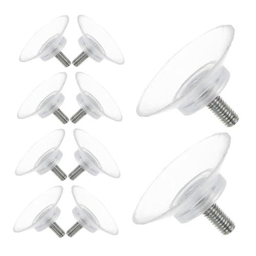 DIKACA 10 Stück Teiliges Pvc transparent Saugnäpfe mit Gewinde Stabiler Halt für Glastisch Möbel Vielseitig Einsetzbar Sicherer Glas saugnapf für Tischplatten und Möbeloberflächen DIKACA 10 Stück Teiliges Pvc transparent Saugnäpfe mit Gewinde Stabiler Halt für Glastisch Möbel Vielseitig Einsetzbar Sicherer Glas saugnapf für Tischplatten und Möbeloberflächen von DIKACA