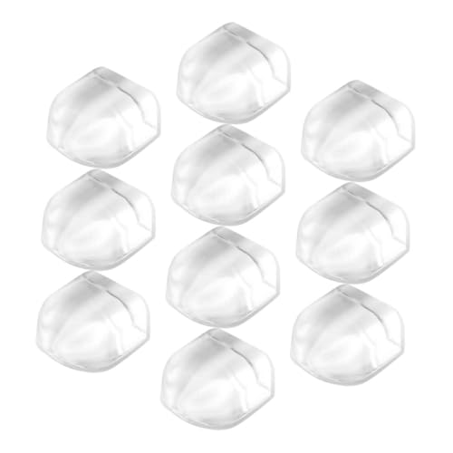 DIKACA 10 Stück Teiliges Selbstklebender Transparenter Silikon Türstopper Rutschfest Stoßdämpfend Wand Bodenmontierbar Kompatibel für Haus und Büro Minimalistisches Design von DIKACA