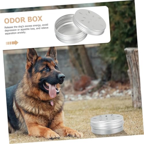 DIKACA 12 Stück Teiliges Hundegeruchstrainingsset Aluminium Duftbox mit Belüftungslöchern Sichere Metallbehälter für Nasenarbeit und Suchtraining Praktisches Hundetrainingsequipment für DIKACA 12 Stück Teiliges Hundegeruchstrainingsset Aluminium Duftbox mit Belüftungslöchern Sichere Metallbehälter für Nasenarbeit und Suchtraining Praktisches Hundetrainingsequipment für von DIKACA
