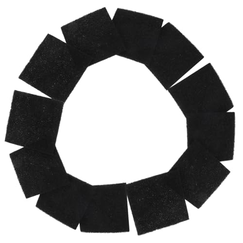 DIKACA 12 Stück Teiliges Küchenkomposter Aktivkohlefilter Zuschneidbare Geruchsfilter für Müllbehälter Leichter Kompostfilter für Effektive Küchenabfälle Geruchskontrolle von DIKACA