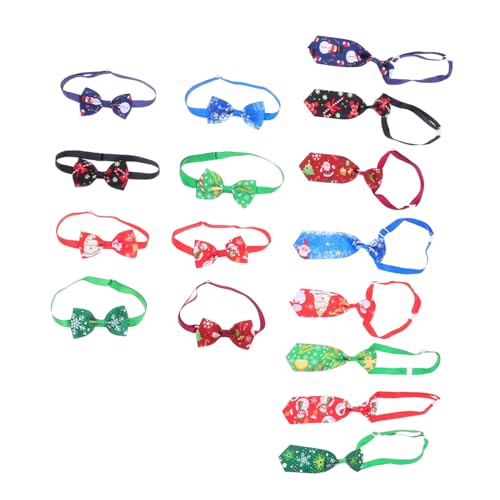 DIKACA 16 Stück Pet Biege Accessoires Lieferungen Weihnachtshundefliege Hundezubehör Nacken Bandana Kragen Gefälligkeiten für Weihnachtsfeiern Haustier Cosplay kostüm Krawatten Schleife DIKACA 16 Stück Pet Biege Accessoires Lieferungen Weihnachtshundefliege Hundezubehör Nacken Bandana Kragen Gefälligkeiten für Weihnachtsfeiern Haustier Cosplay kostüm Krawatten Schleife von DIKACA