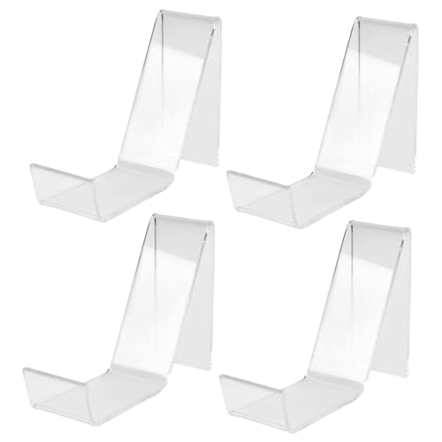 DIKACA 2 Paare Transparenter High Heels Schuhständer mit Gebogenem Design Modisch und Stabil Schuhaufbewahrung und Displayhalter für Schuhgeschäfte und Einkaufszentren von DIKACA