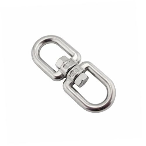 DIKACA 2 STÜCK Edelstahl Drehhaken für Hängekörbe Drehbare Aufhängung mit Doppelclip Verdrehfreier Pflanzenhalter für Garten Windspiele Vogelhäuschen Wetterfeste DIKACA 2 STÜCK Edelstahl Drehhaken für Hängekörbe Drehbare Aufhängung mit Doppelclip Verdrehfreier Pflanzenhalter für Garten Windspiele Vogelhäuschen Wetterfeste von DIKACA