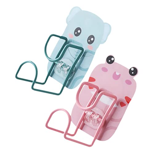 DIKACA 2 Stck. Wandhaken ohne Bohren Cartoon Tier Design Stabile Edelstahl Haken für Waschbecken Bad Küche Schlüssel Taschen Platzsparende Wandhalterung DIKACA 2 Stck. Wandhaken ohne Bohren Cartoon Tier Design Stabile Edelstahl Haken für Waschbecken Bad Küche Schlüssel Taschen Platzsparende Wandhalterung von DIKACA