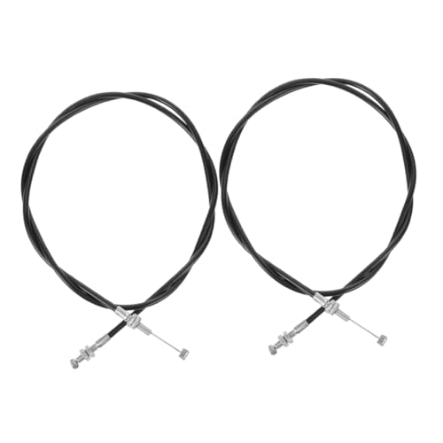 DIKACA 2 Stück Bowdenzug für Friseurstuhl Robustes Edelstahl Kabel mit Gummibasis Flexibel und Sicher Ersatzteil für Salon Liege mechanismus von DIKACA
