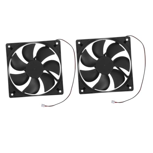 DIKACA 2 Stück Dc Computer Gehäuselüfter mit Dual Ball Bearings Geräuscharmer Hochleistungs Kühlventilator mit Automatischer Geschwindigkeitsregelung für Pc und Server DIKACA 2 Stück Dc Computer Gehäuselüfter mit Dual Ball Bearings Geräuscharmer Hochleistungs Kühlventilator mit Automatischer Geschwindigkeitsregelung für Pc und Server von DIKACA