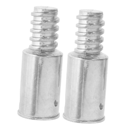 DIKACA 2 Stück Gewindeadapter aus Aluminiumlegierung Robuster Stabiler Anschluss für Besen Mopstiele Universeller Verlängerungsstangen-verbinder mit Starkem Gewinde für Heimwerker und DIKACA 2 Stück Gewindeadapter aus Aluminiumlegierung Robuster Stabiler Anschluss für Besen Mopstiele Universeller Verlängerungsstangen-verbinder mit Starkem Gewinde für Heimwerker und von DIKACA