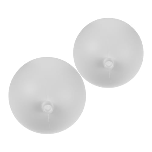 DIKACA 2 Stück Globe Lampenschirme Kunststoff Kugelform Fassung Leicht Robust Für Hochzeit Garten Beleuchtung Runde Abdeckung Für Innen Außen Dekoration von DIKACA