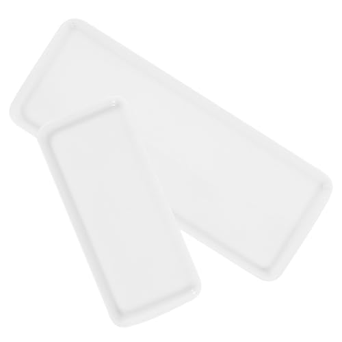 DIKACA 2 Stück Keramik Badezimmer Ablagetablett und Vanity Tray Schmuck und Kosmetik Organizer Leicht zu Reinigen Glatte Oberfläche Dekorativ für Schminktisch und Bad DIKACA 2 Stück Keramik Badezimmer Ablagetablett und Vanity Tray Schmuck und Kosmetik Organizer Leicht zu Reinigen Glatte Oberfläche Dekorativ für Schminktisch und Bad von DIKACA