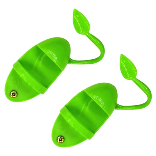 DIKACA 2 Stück Papageien Futterstation Stehständer Futternapfhalterung Langlebig Sicher für Käfig und Vogelzubehör Einzigartiges Design für Wellensittiche und Nymphensittiche Geeignet von DIKACA