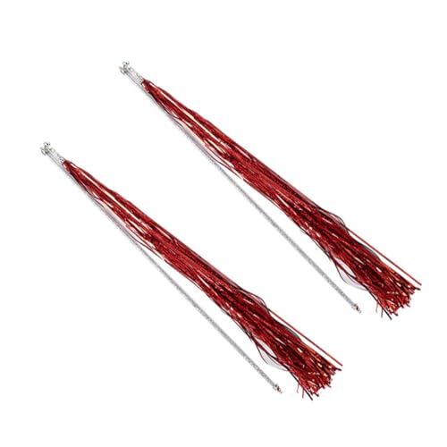 DIKACA 2 Stück Teiliges Interaktives Katzen Kunststoffgriff Bunter Langer Quaste Langlebiger Metall draht für Kätzchen und Hauskatzen zur Unterhaltung und Kratzschutz Rot DIKACA 2 Stück Teiliges Interaktives Katzen Kunststoffgriff Bunter Langer Quaste Langlebiger Metall draht für Kätzchen und Hauskatzen zur Unterhaltung und Kratzschutz Rot von DIKACA