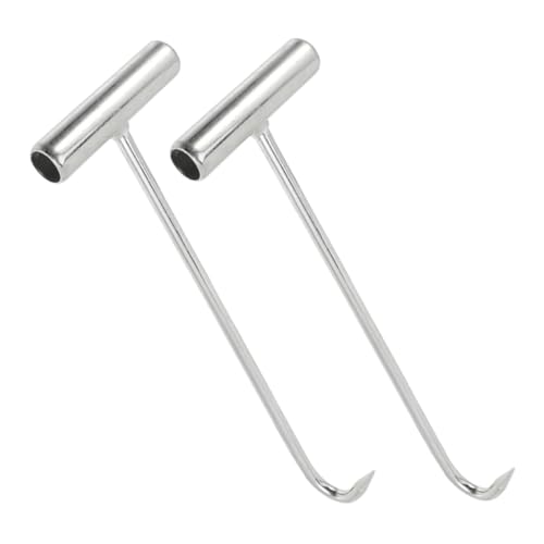 DIKACA 2 Stück Teiliges Manhole Lifting Tool aus Rostfreiem Metall Stabiler Hebehaken für Kanaldeckel Vielseitig Einsetzbar Kompakt und Langlebig für Schwere Kanaldeckel und Gullideckel DIKACA 2 Stück Teiliges Manhole Lifting Tool aus Rostfreiem Metall Stabiler Hebehaken für Kanaldeckel Vielseitig Einsetzbar Kompakt und Langlebig für Schwere Kanaldeckel und Gullideckel von DIKACA