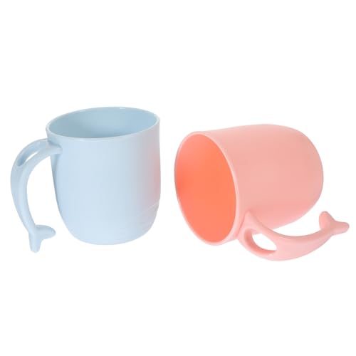 DIKACA 2 Stück Teiliges Niedlicher Zahnbürstenbecher Mundwasserbecher Bpa frei Bruchsicher in Blau für Tägliche Mundpflege und Trinkgebrauch DIKACA 2 Stück Teiliges Niedlicher Zahnbürstenbecher Mundwasserbecher Bpa frei Bruchsicher in Blau für Tägliche Mundpflege und Trinkgebrauch von DIKACA