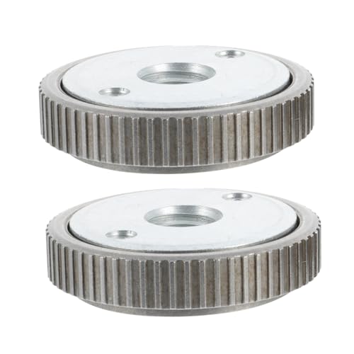 DIKACA 2 Stück Teiliges Schnellspannmutter für Winkelschleifer Langlebige Metallklemmen Verformungsfrei Sichere Befestigung von Schleifscheiben Kompatibel mit Winkel Schleifer Zubehör DIKACA 2 Stück Teiliges Schnellspannmutter für Winkelschleifer Langlebige Metallklemmen Verformungsfrei Sichere Befestigung von Schleifscheiben Kompatibel mit Winkel Schleifer Zubehör von DIKACA