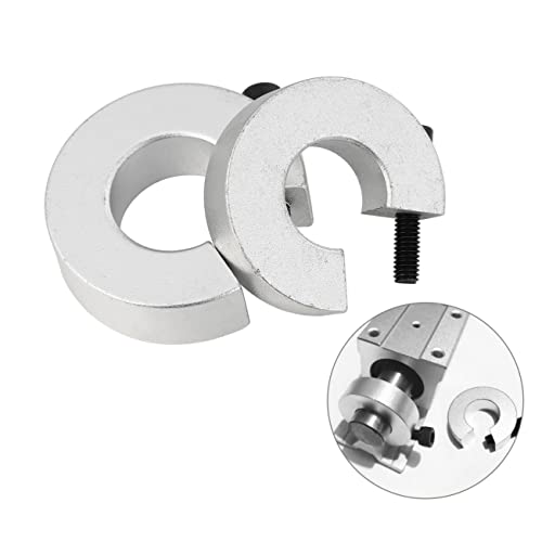 DIKACA 2 Stück Teiliges Set Sbr Linearführung Anschlagring aus Aluminiumlegierung Cnc Zubehör Langlebig Stop Collar für Präzise Schienenbefestigung von DIKACA