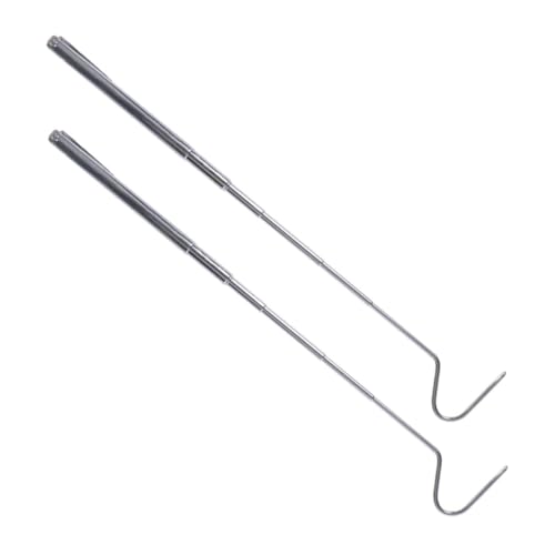 DIKACA 2 Stück Teleskopischer Schlangenhaken aus Edelstahl Teiliges Ausziehbare Reptiliengreifzange mit Ergonomischem Griff Sicherer Schlangenfänger für den Fang in Natur und Sichere DIKACA 2 Stück Teleskopischer Schlangenhaken aus Edelstahl Teiliges Ausziehbare Reptiliengreifzange mit Ergonomischem Griff Sicherer Schlangenfänger für den Fang in Natur und Sichere von DIKACA