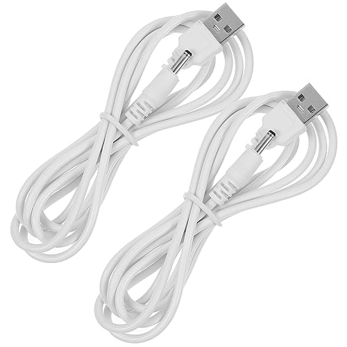 DIKACA 2 Stück USB zu Dc Ladekabel USB Dc Kompatibel mit Meisten Wiederaufladbaren Geräten Schützt Unterspannung von DIKACA