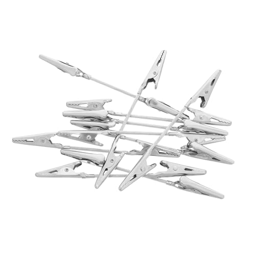 DIKACA 20 Stück Doppel Notizhalter Doppelköpfiger Memo Clip Fotohalter Klemme Für Bilder Bildaufbewahrungsclips Visitenkarten Notizclip Notizhalter Clip Memo Notizclips Klemmen von DIKACA