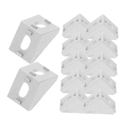 DIKACA 20 Stück Teiliges Aluminium Aluprofil Winkelverbinder Verbindung für Industrielle Aluminiumrahmen Cnc Roboterbau DIKACA 20 Stück Teiliges Aluminium Aluprofil Winkelverbinder Verbindung für Industrielle Aluminiumrahmen Cnc Roboterbau von DIKACA