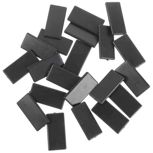 DIKACA 20 Stück Teiliges Aluminiumprofil Endkappen aus Langlebigem Nylon Europäischer Standard Dichtung Schützende Abdeckkappen für Aluminiumprofile Geeignet als Aluminiumprofil Zubehör von DIKACA