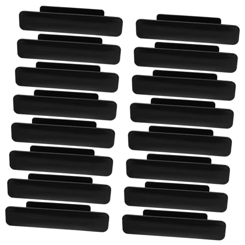 DIKACA 20 Stück Teiliges Selbstklebendes Türgriff- Klebende Kunststoff-griffe für Schrank Schublade Kleiderschrank Buchregal und Glastür Einfache Montage ohne Bohren Stabiler Halt Schwarz DIKACA 20 Stück Teiliges Selbstklebendes Türgriff- Klebende Kunststoff-griffe für Schrank Schublade Kleiderschrank Buchregal und Glastür Einfache Montage ohne Bohren Stabiler Halt Schwarz von DIKACA