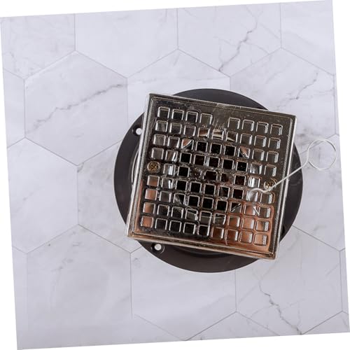 DIKACA 25 Stück Teiliges Edelstahl Bodenablauf Haken mit Ring Multifunktionale Hebehaken für Dusch Bodenabläufe Langlebig Rostfrei Problemloses Entfernen von Abflussdeckeln Platzsparend von DIKACA