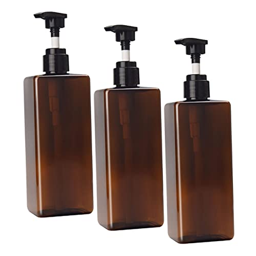 DIKACA 3 Stück Teiliges Lotion Flaschen mit Pumpspender Nachfüllbare Shampoo und Handseifen Dispenser Praktisches Pet Flüssigkeitsbehälter für Bad Küche und Reise DIKACA 3 Stück Teiliges Lotion Flaschen mit Pumpspender Nachfüllbare Shampoo und Handseifen Dispenser Praktisches Pet Flüssigkeitsbehälter für Bad Küche und Reise von DIKACA