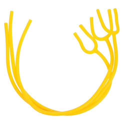 DIKACA 3 Stück Teiliges Stethoskop Ersatzrohr Y förmiges Pvc schlauch Zubehör Weiche Gelbe Tubing Kompatibel mit Gängigen Stethoskop Marken Einfach zu Ersetzen und Vielseitig Einsetzbar von DIKACA