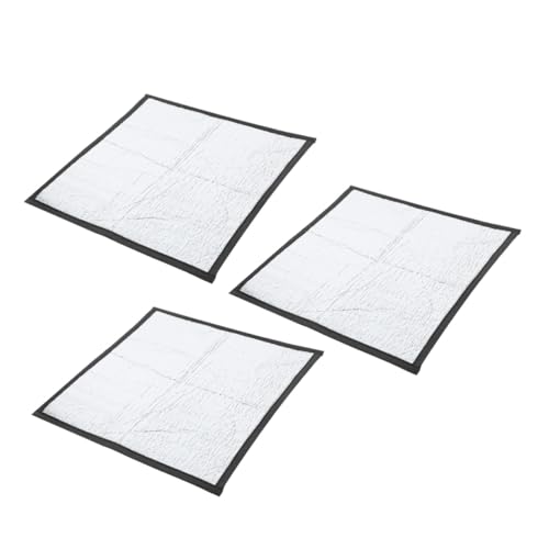 DIKACA 3 Stück wasserdichte Wärmekissen Für Schlafende Frösche Eidechsen Schildkröten Haustiere Winter Reflektierende Wärme Mit Pads – Terrarien Wärmedämmfolie Tank Schlangen von DIKACA