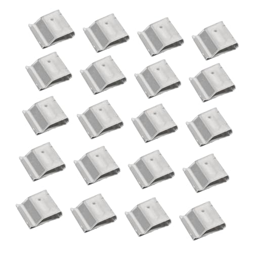 DIKACA 30 Stück Teiliges Edelstahl Solar Kabelclips für Photovoltaik Robuste Kabelklemmen mit Glatter Oberfläche Einfache Installation Passend für Kabeldurchmesser Langlebig und von DIKACA