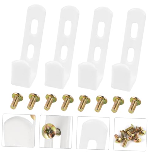 DIKACA 4 STÜCKE Teiliges Leiterhalter aus Robustem mit Rundkante Stabilem Wandmontage design und Schrauben Praktischer Haken für Etagenbetten für Schlafzimmer und Kinderzimmer DIKACA 4 STÜCKE Teiliges Leiterhalter aus Robustem mit Rundkante Stabilem Wandmontage design und Schrauben Praktischer Haken für Etagenbetten für Schlafzimmer und Kinderzimmer von DIKACA