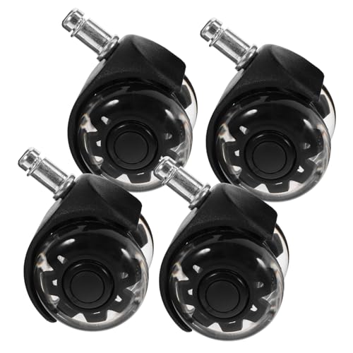 DIKACA 4 Stück Bürostuhlrollen aus Transparentem PU Langlebige und Geräuscharme Ersatzrollen für Schreibtischstuhl Einfache Installation Hohe Tragkraft für Büromöbel und Schreibtische DIKACA 4 Stück Bürostuhlrollen aus Transparentem PU Langlebige und Geräuscharme Ersatzrollen für Schreibtischstuhl Einfache Installation Hohe Tragkraft für Büromöbel und Schreibtische von DIKACA