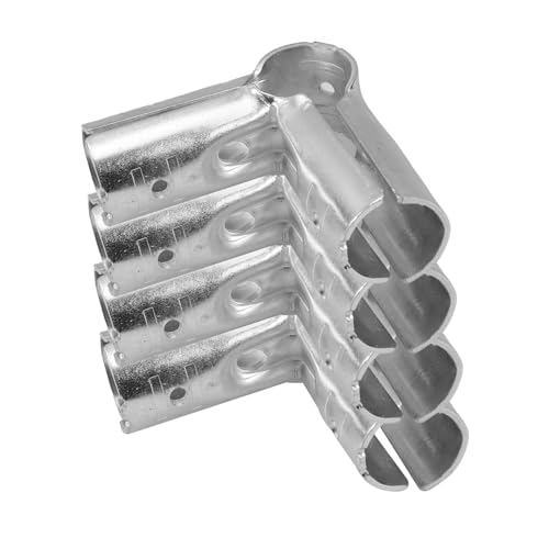DIKACA 4 Stück Edelstahl Rohrverbinder Verbindungsstücke für Gewächshaus Regal Zaun und Geländer Stabile Klemmen Einfache Montage Vielseitig für DIY projekte und Reparaturen DIKACA 4 Stück Edelstahl Rohrverbinder Verbindungsstücke für Gewächshaus Regal Zaun und Geländer Stabile Klemmen Einfache Montage Vielseitig für DIY projekte und Reparaturen von DIKACA