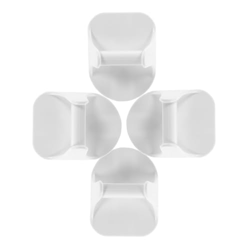 DIKACA 4 Stück Selbstklebende Sprayflaschenhalter aus Robustem Abs Starker Halt ohne Bohren Wandhaken für Küche Bad Garage und Wohnzimmer Einfache Montage Weiß DIKACA 4 Stück Selbstklebende Sprayflaschenhalter aus Robustem Abs Starker Halt ohne Bohren Wandhaken für Küche Bad Garage und Wohnzimmer Einfache Montage Weiß von DIKACA