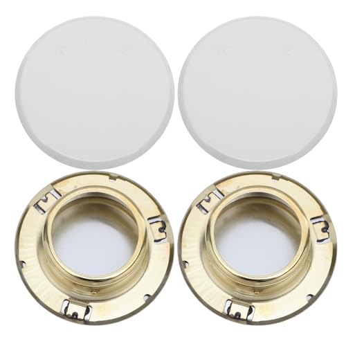 DIKACA 4 Stück Sprinklersystem Düsenschutz Deckenmontage Düsenschutz Gewinde Sprinklersystem Abdeckung Sprinklerkopf Gewindeschutz Gewinde Sprinkler Deckenschutz Kupfer von DIKACA