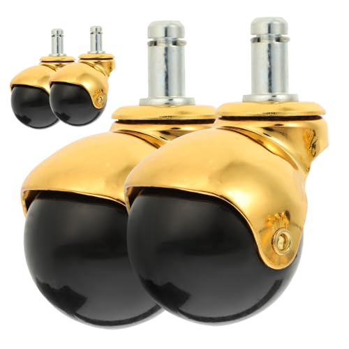 DIKACA 4 Stück Teiliges Drehbare Pp-möbelrollen in Gold Geräuscharm Strapazierfähig Einfache Montage für Bürostühle und Haushaltsmöbel Flexibel und Bodenschonend DIKACA 4 Stück Teiliges Drehbare Pp-möbelrollen in Gold Geräuscharm Strapazierfähig Einfache Montage für Bürostühle und Haushaltsmöbel Flexibel und Bodenschonend von DIKACA