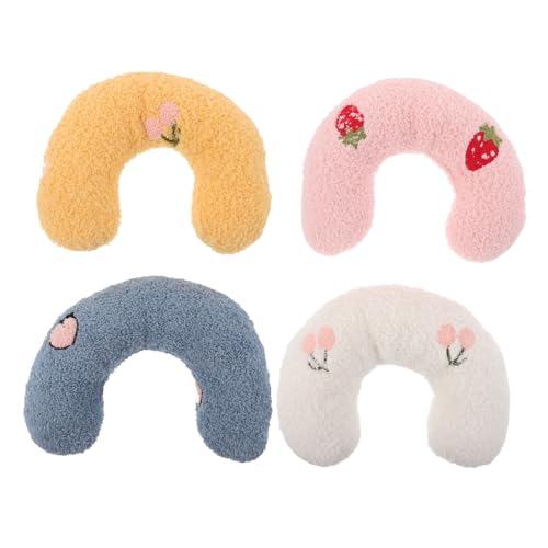 DIKACA 4 Stück Teiliges Katzenkopfstützen für Innenbereich Gefülltes U Förmiges Nackenkissen Wärmendes Haustierkissen Kompakt und Leicht Pflegeleicht Katzen DIKACA 4 Stück Teiliges Katzenkopfstützen für Innenbereich Gefülltes U Förmiges Nackenkissen Wärmendes Haustierkissen Kompakt und Leicht Pflegeleicht Katzen von DIKACA