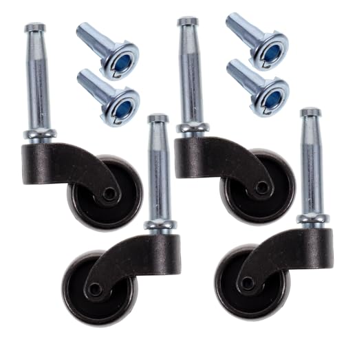 DIKACA 4 Stück Teiliges Möbelrollen aus Robustem Zinklegierungs Metall Lenkrollen mit Gewindebolzen Einfache Befestigung als Ersatzrollen für Bürostuhl Schrank und Möbeltransport DIKACA 4 Stück Teiliges Möbelrollen aus Robustem Zinklegierungs Metall Lenkrollen mit Gewindebolzen Einfache Befestigung als Ersatzrollen für Bürostuhl Schrank und Möbeltransport von DIKACA